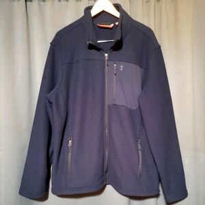 Free Country Navy Blue Zip Up Jacket Size XL